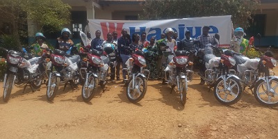 Butembo: Grâce au partenariat HAOJUE-TID, plusieurs enseignants se tapent des motos sans problème