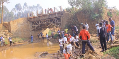 Butembo : le mouvement citoyen lutte pour le changement lucha demande au gouvernement congolais de poursuivre les travaux de construction du pont Vulindi abandonné par la MONUSCO après son départ de cette ville de