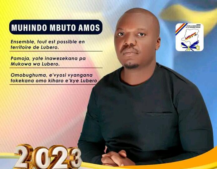 Nord-Kivu: un jeune acteur politique cadre de l’UDPS propose à la CENI de considérer le nombre des électeurs attendus par circonscription électorale lors de la répartition des sièges ( découvrez le portrait de MUHINDO MBUTO Amos)