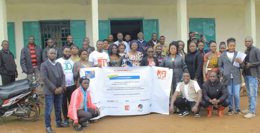 Butembo : le Club RFI sensibilise les couches sensibles de la communauté à un processus préélectoral non violent et inclusif