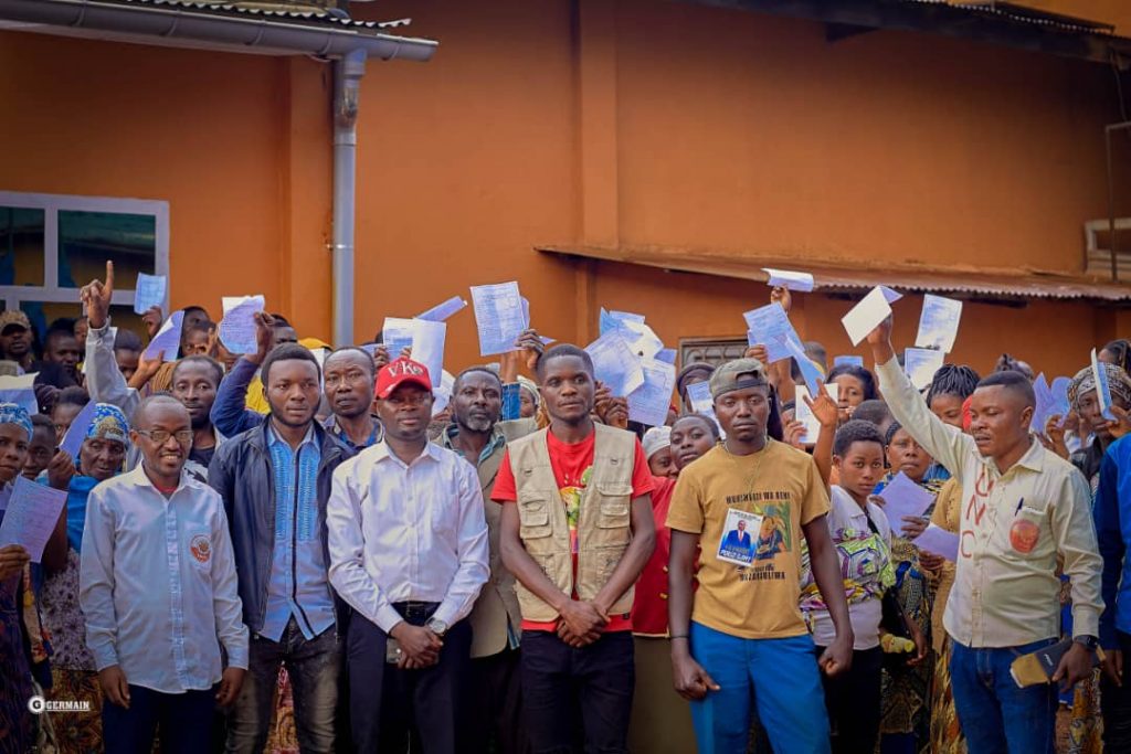 Nord-Kivu : l’UNC gofle les effectifs de ses membres à Butembo, grâce à l’implication du candidat JIMMY PERUZI