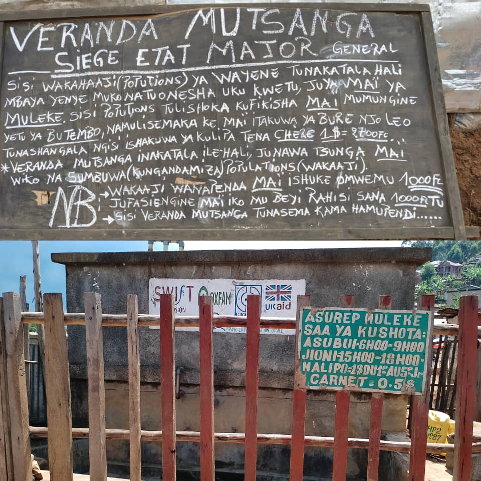 Butembo : l’ASUREP, un réseau d’adduction d’eau de Muleke, dénonce l’agression de ses agents et la destruction méchante de sa tuyauterie par un groupe des jeunes de la véranda Mutsanga.