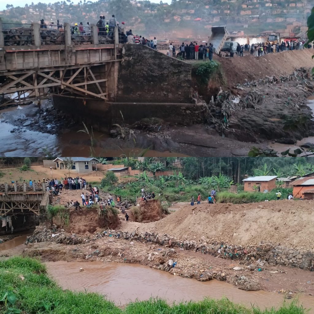 Butembo : le coup de main des députés Crispin MBINDULE MITONO et Jeanine KATASOHIRE, rend pratiquable le pont BYASA