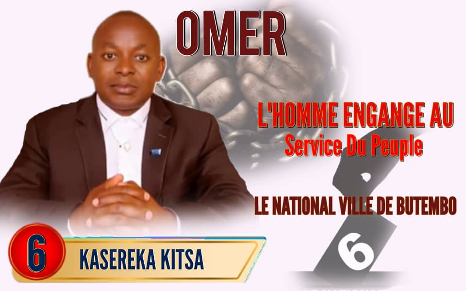 Butembo élections : “Je suis candidat comme tous les autres, méfiez-vous de ceux qui me diabolisent” ( Kitsa Omer à la population de Butembo)