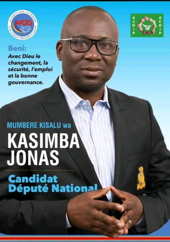 Butembo : Touché par le meurtre d’un candidat député national à Beni, Jonas Wakasimba Mumbere Kisalu, président national de l’ACDIP, reporte son meeting populaire prévu au rond-point VGH samedi 16 décembre 2023