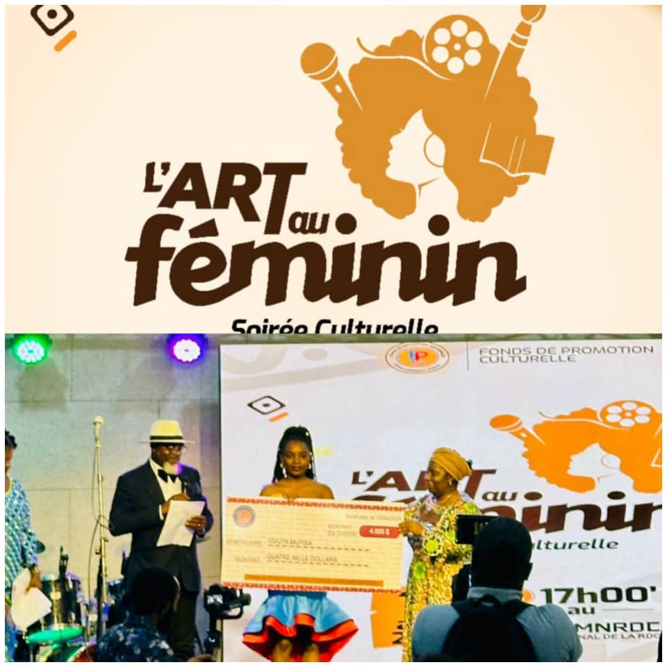 Nord-Kivu : la couturière et modéliste MUYISA VIVUYA Viviane, ayant représenté la ville de Butembo au projet culturel ” ART AU FÉMINI DU FPC” à Kinshasa, gagne un grand prix